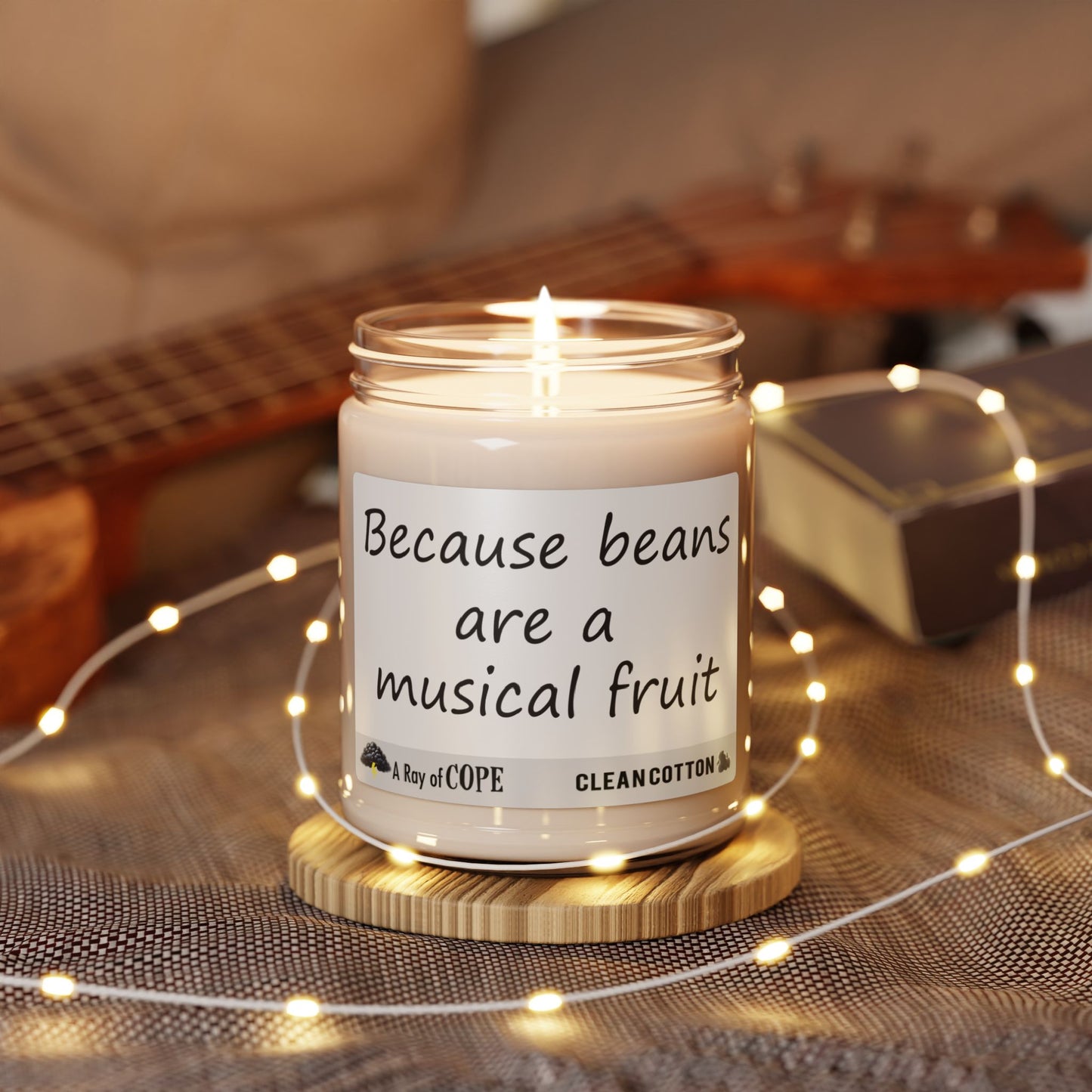 Because Beans Are A Musical Fruit | 9oz Soy Wax Scented Candle