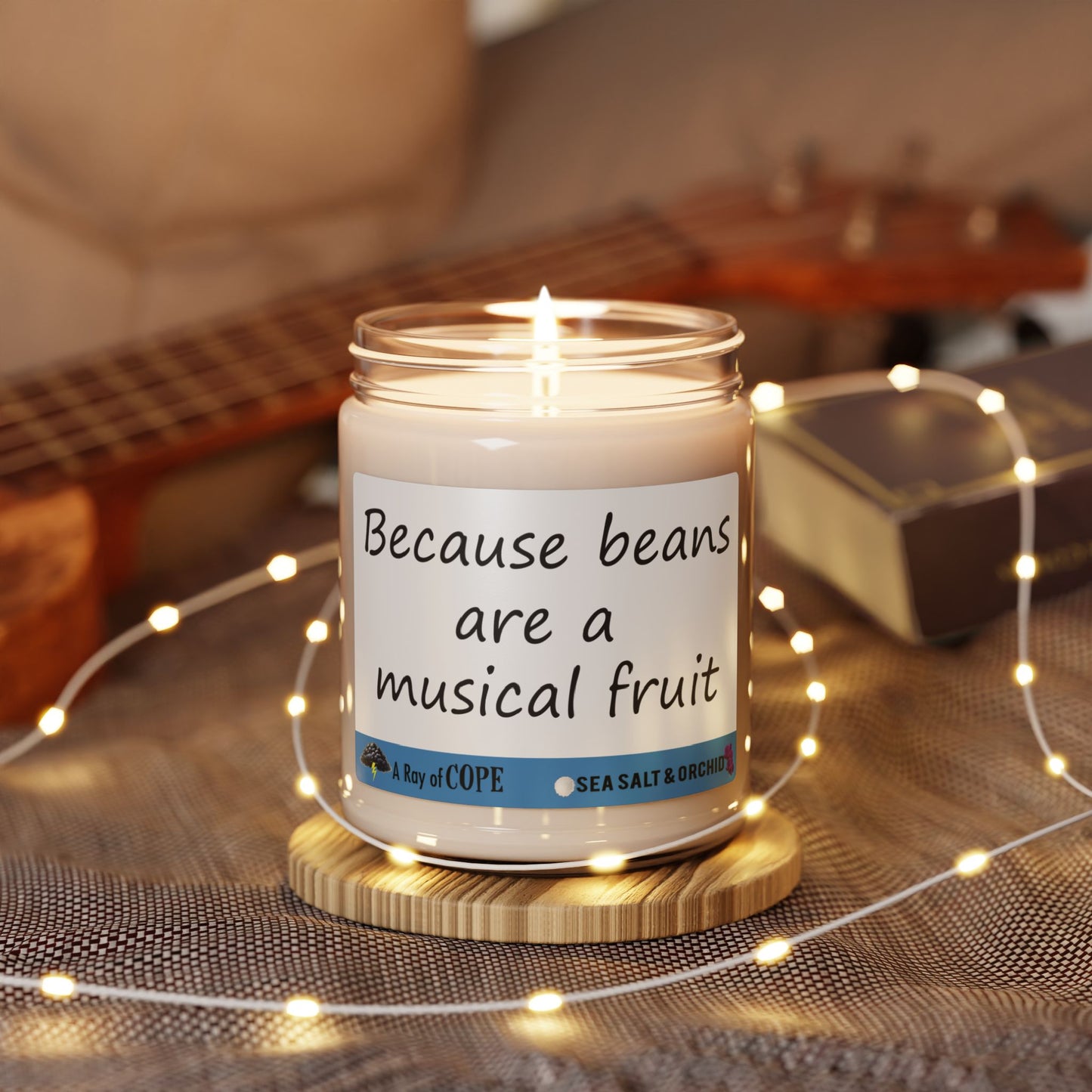 Because Beans Are A Musical Fruit | 9oz Soy Wax Scented Candle