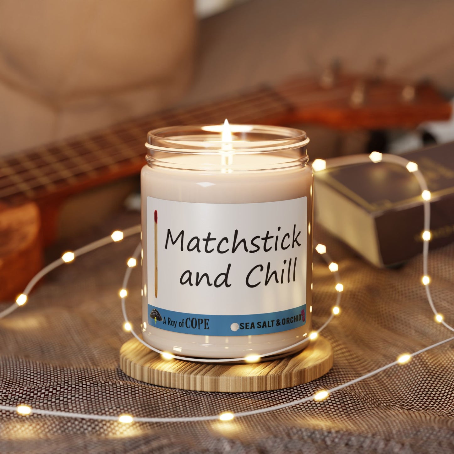 Matchstick and Chill | 9oz Soy Wax Scented Candle