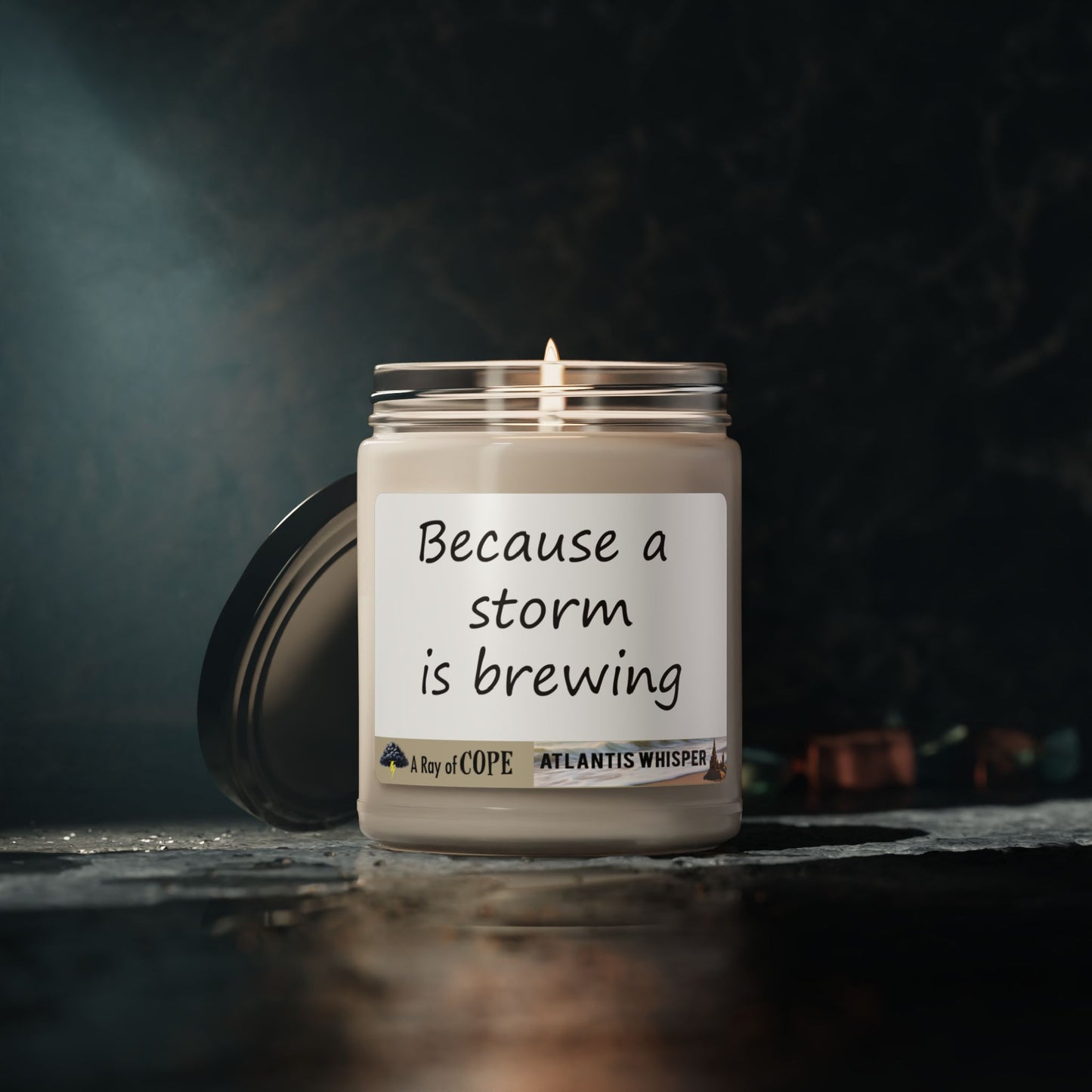 Because a Storm is Brewing | 9oz Soy Wax Scented Candle