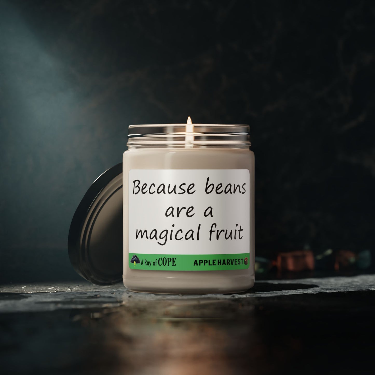 Because Beans are a Magical Fruit | 9oz Soy Wax Scented Candle