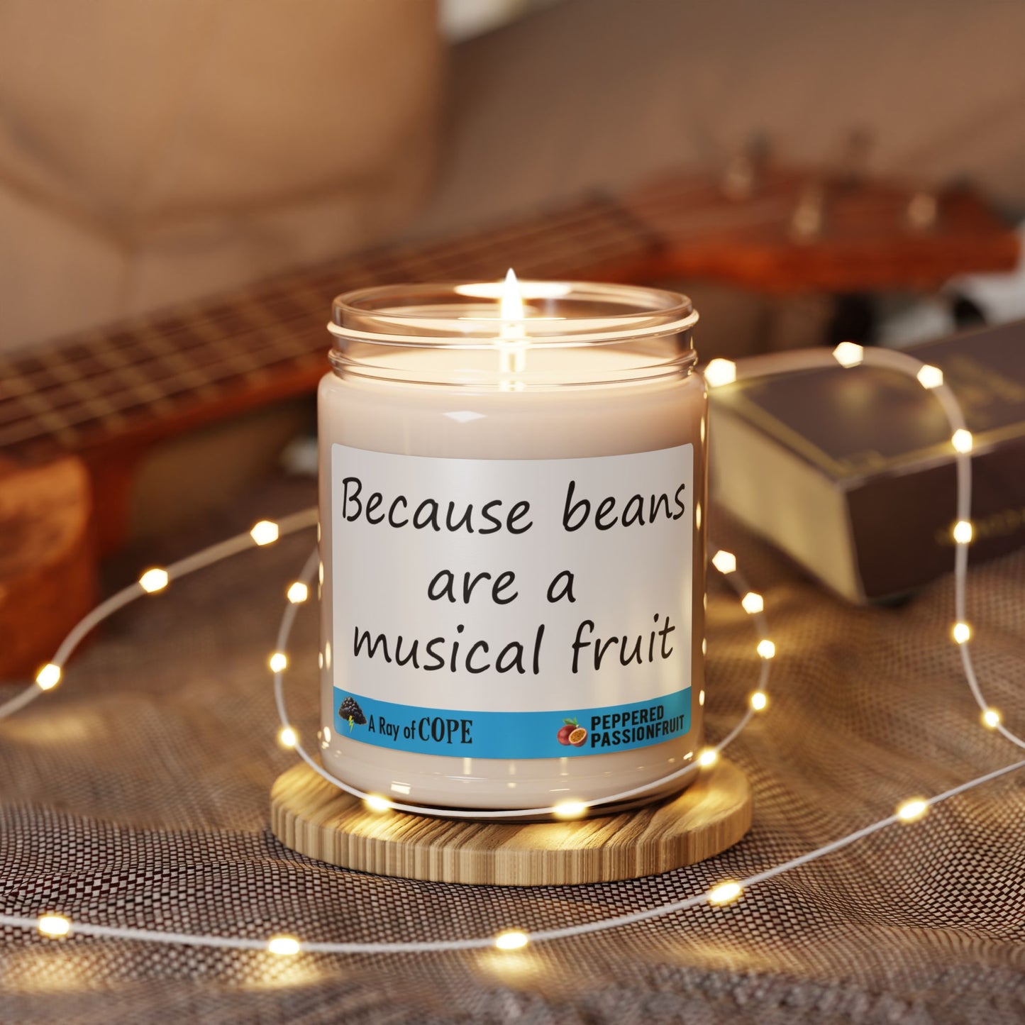Because Beans Are A Musical Fruit | 9oz Soy Wax Scented Candle