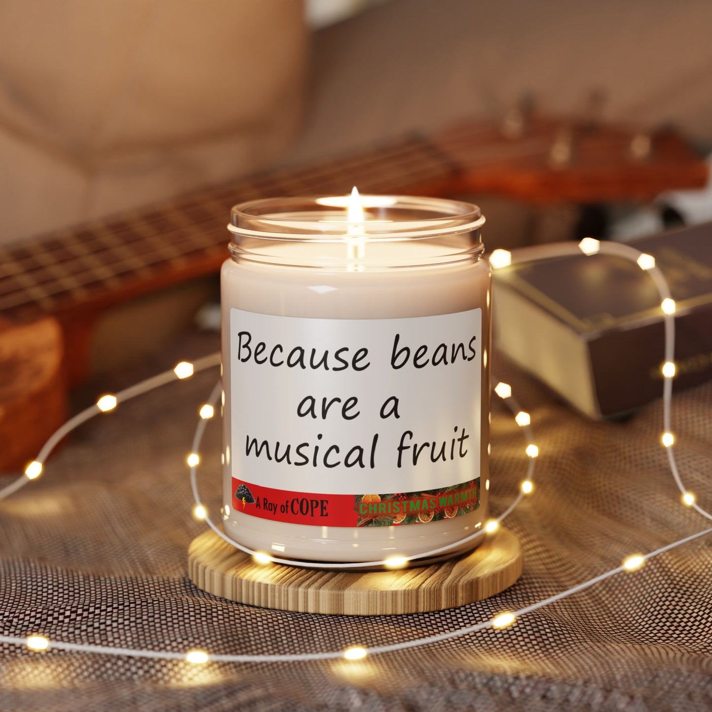 Because Beans Are A Musical Fruit | 9oz Soy Wax Scented Candle