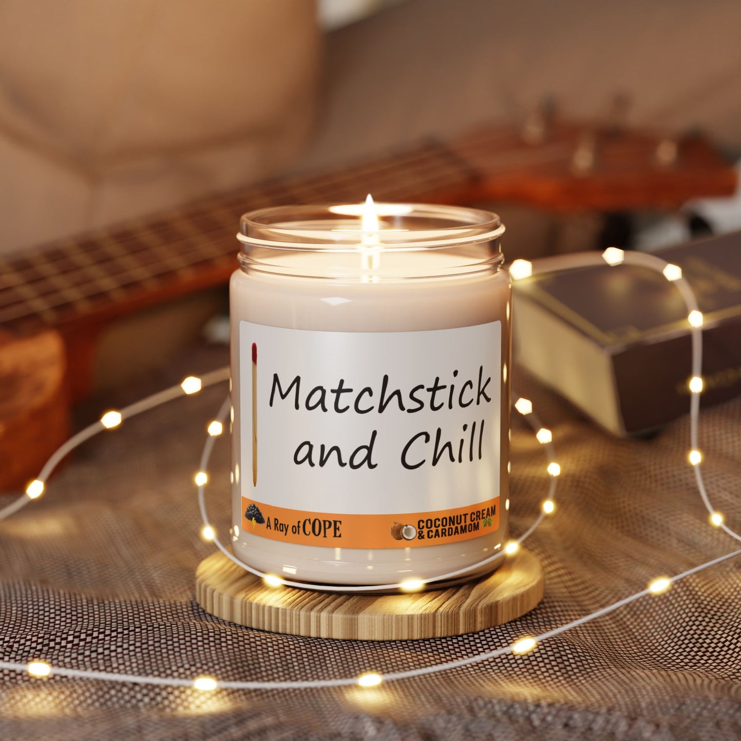 Matchstick and Chill | 9oz Soy Wax Scented Candle