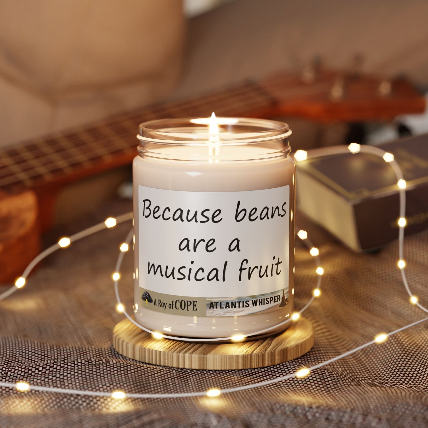 Because Beans Are A Musical Fruit | 9oz Soy Wax Scented Candle