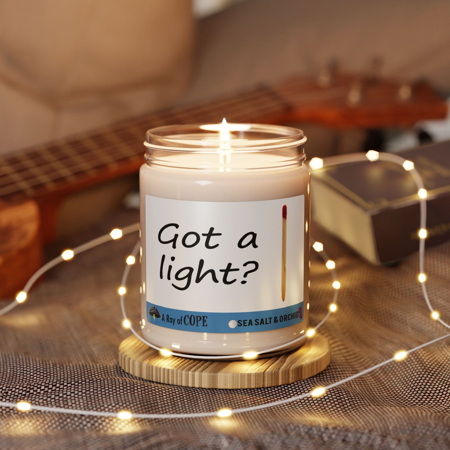 Got a Light? (Illustrated) | 9oz Soy Wax Scented Candle