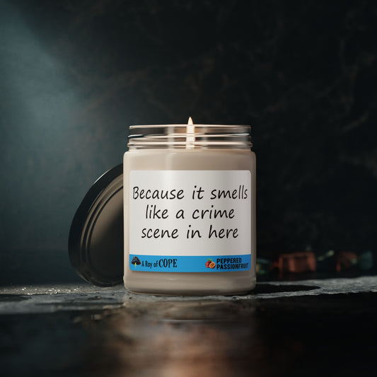 Because It Smells like a Crime Scene in Here | 9oz Soy Wax Scented Candle