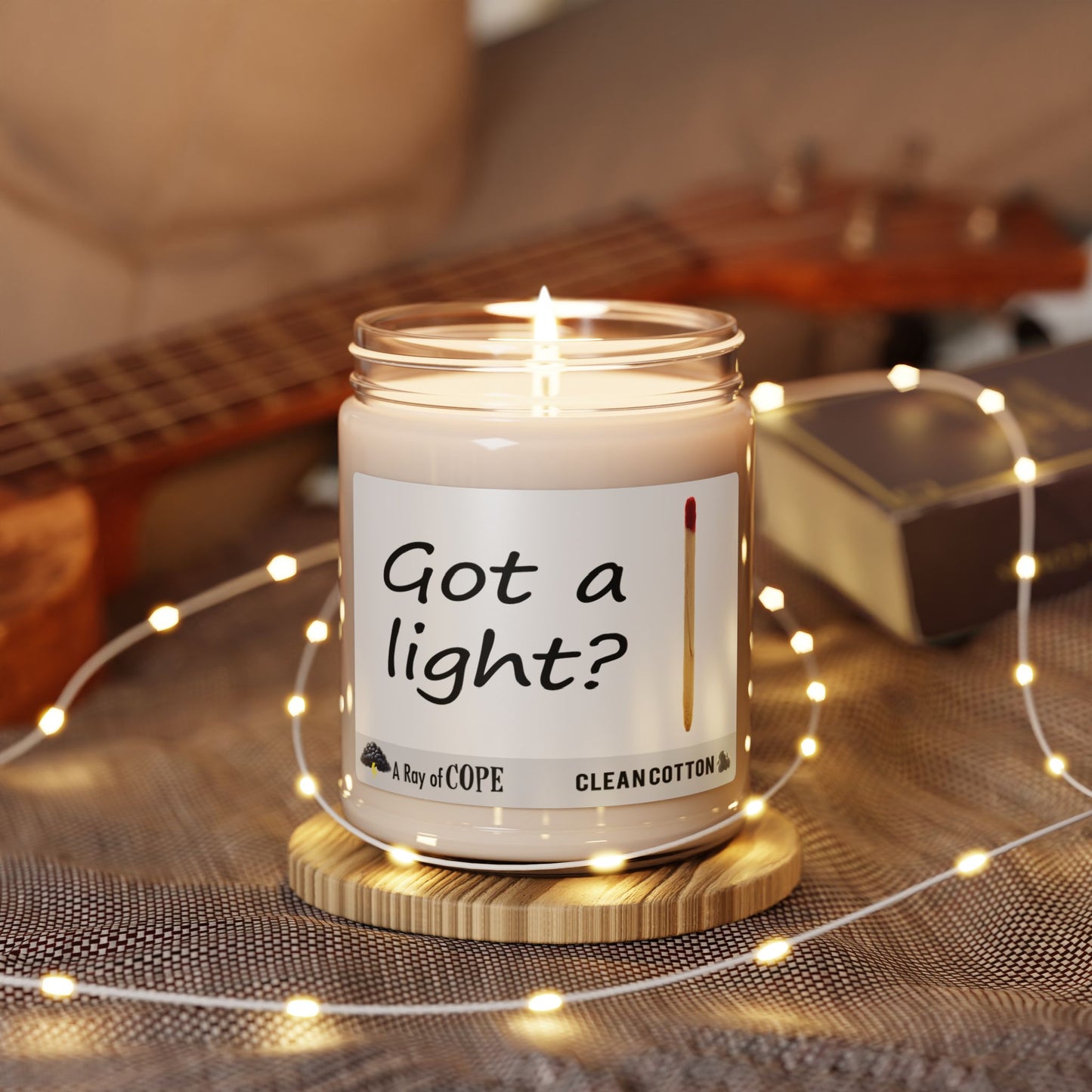 Got a Light? (Illustrated) | 9oz Soy Wax Scented Candle