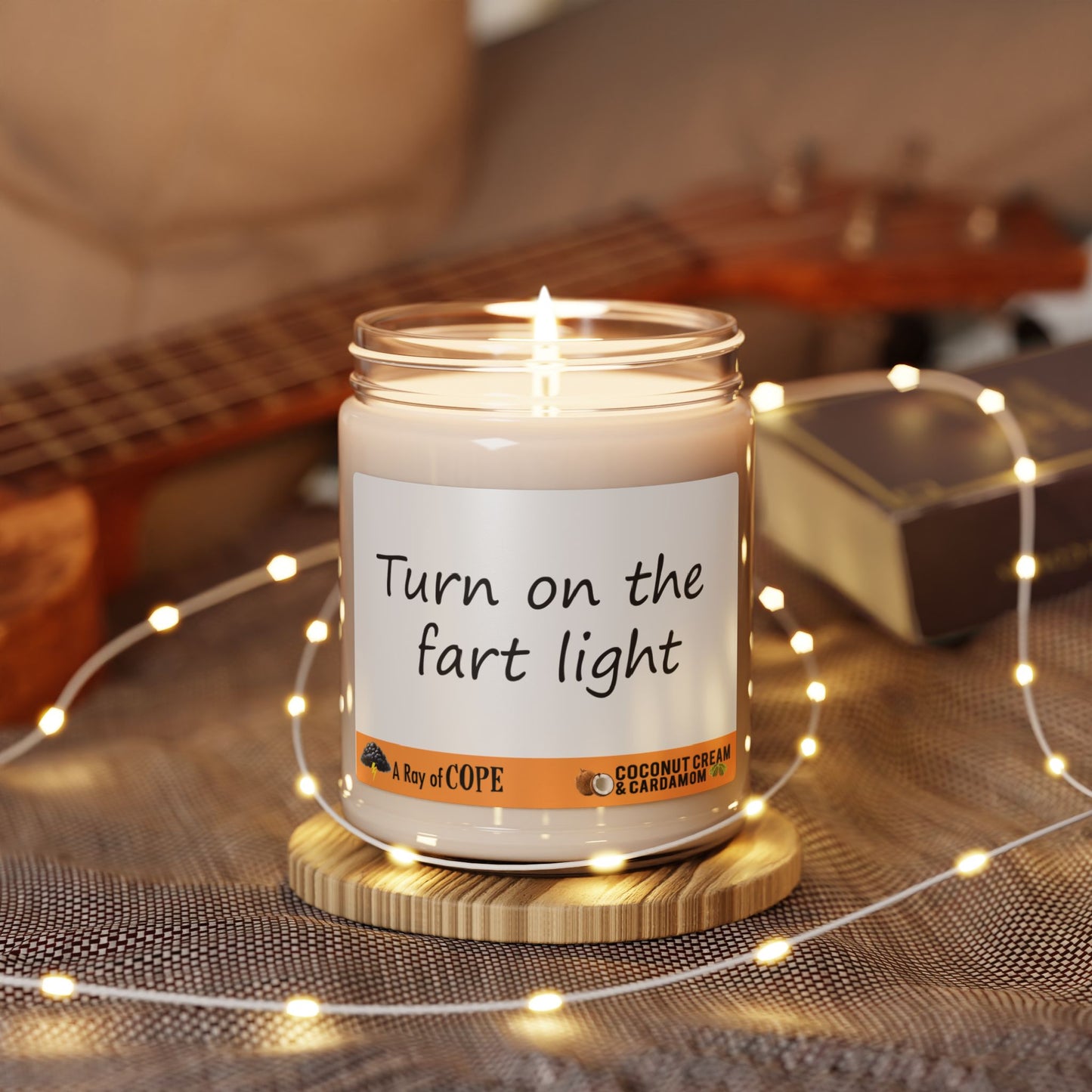 Turn On The Fart Light | 9oz Soy Wax Scented Candle