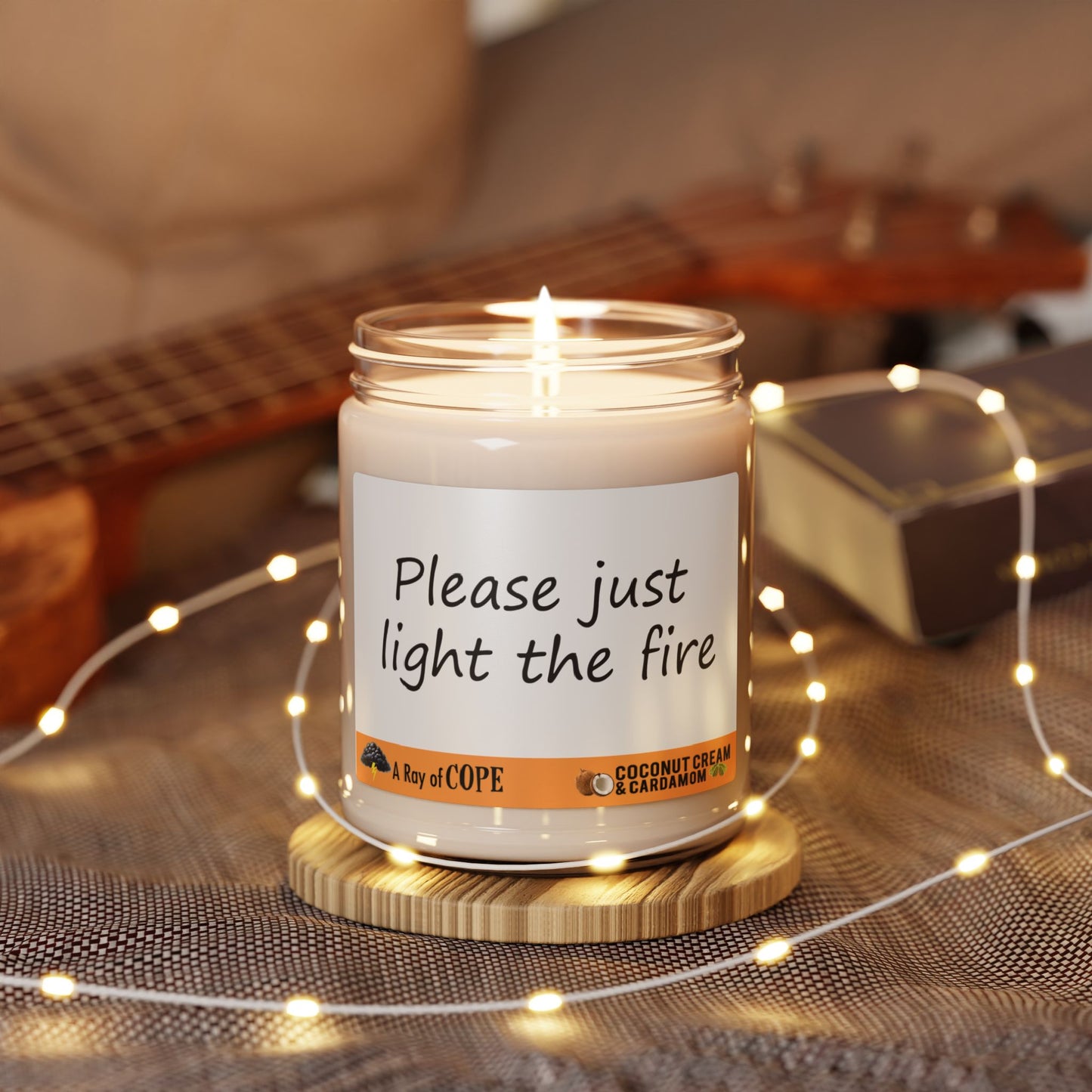 Please Just Light the Fire | 9oz Soy Wax Scented Candle