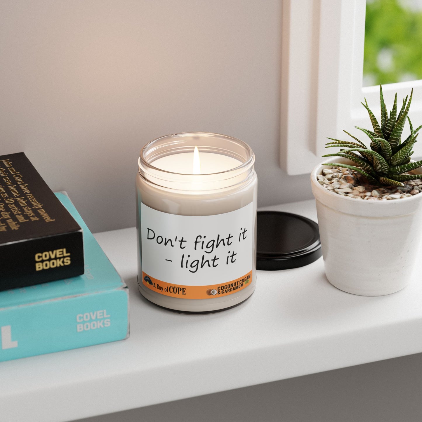 Don't Fight It - Light It | 9oz Soy Wax Scented Candle