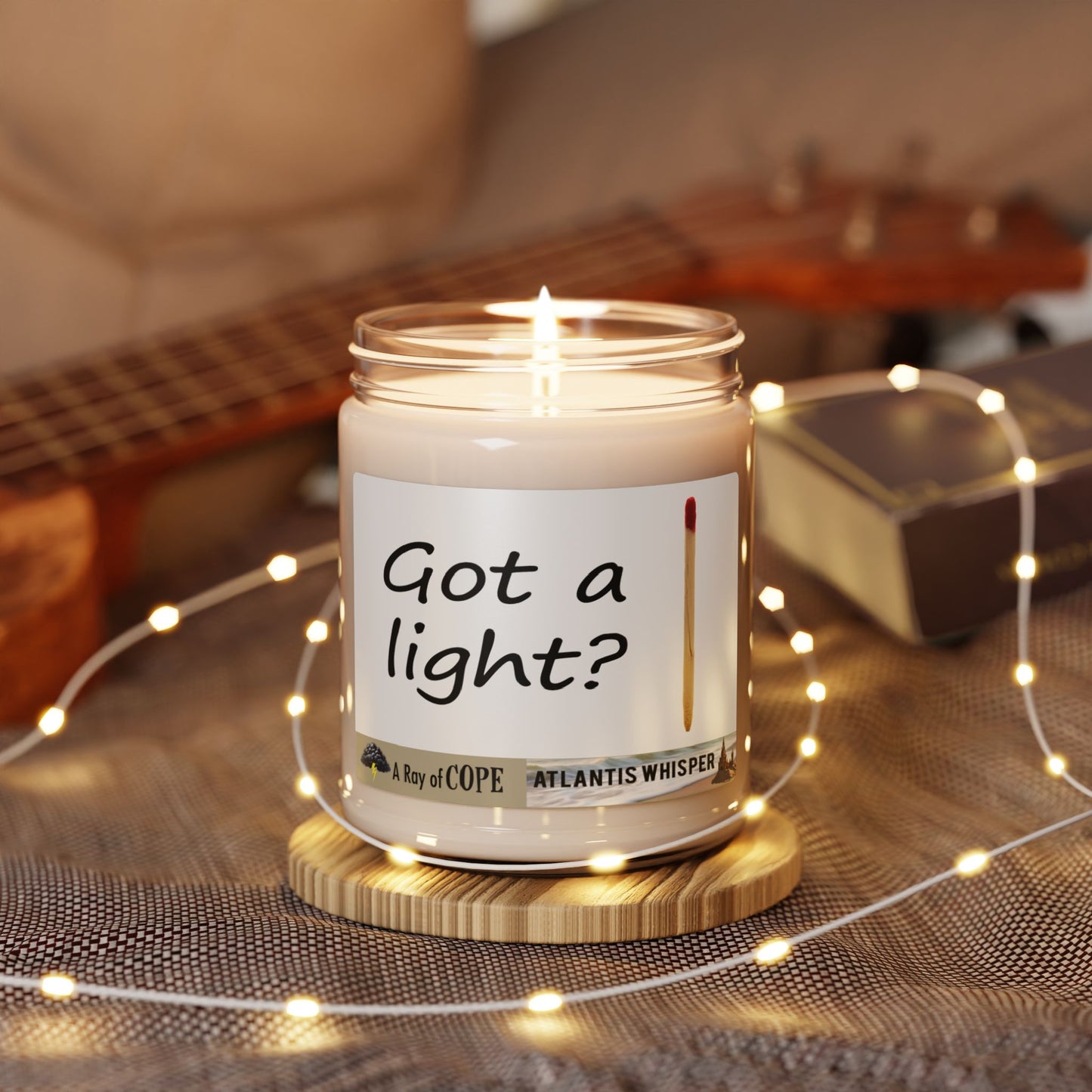 Got a Light? (Illustrated) | 9oz Soy Wax Scented Candle