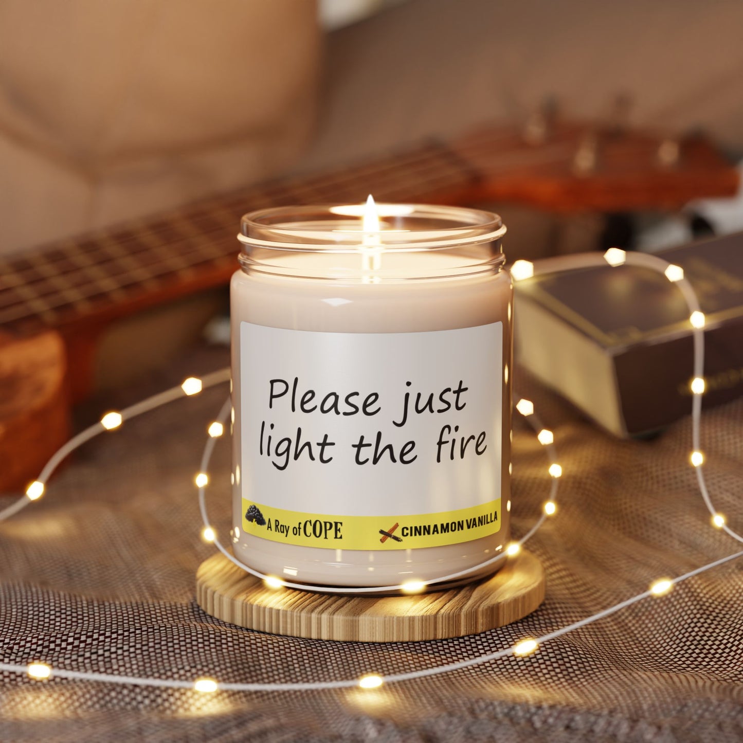 Please Just Light the Fire | 9oz Soy Wax Scented Candle