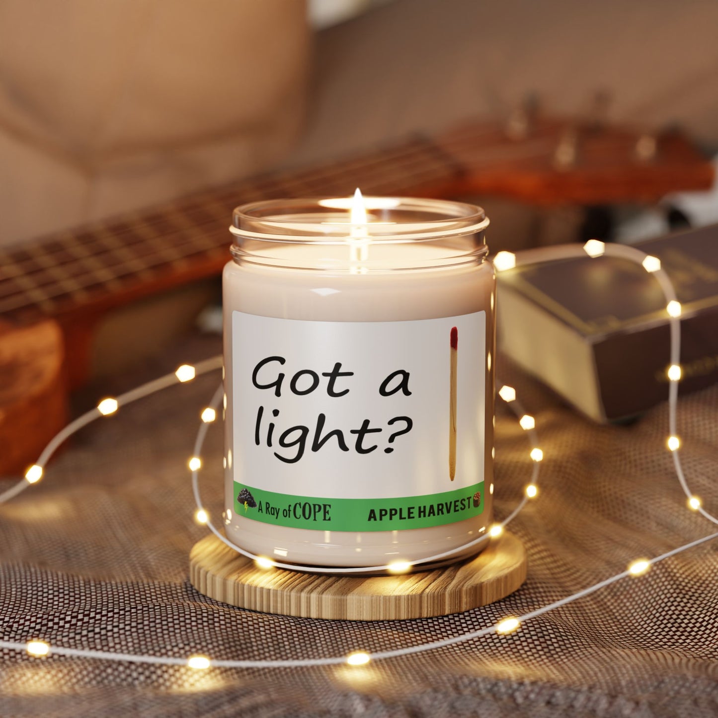 Got a Light? (Illustrated) | 9oz Soy Wax Scented Candle