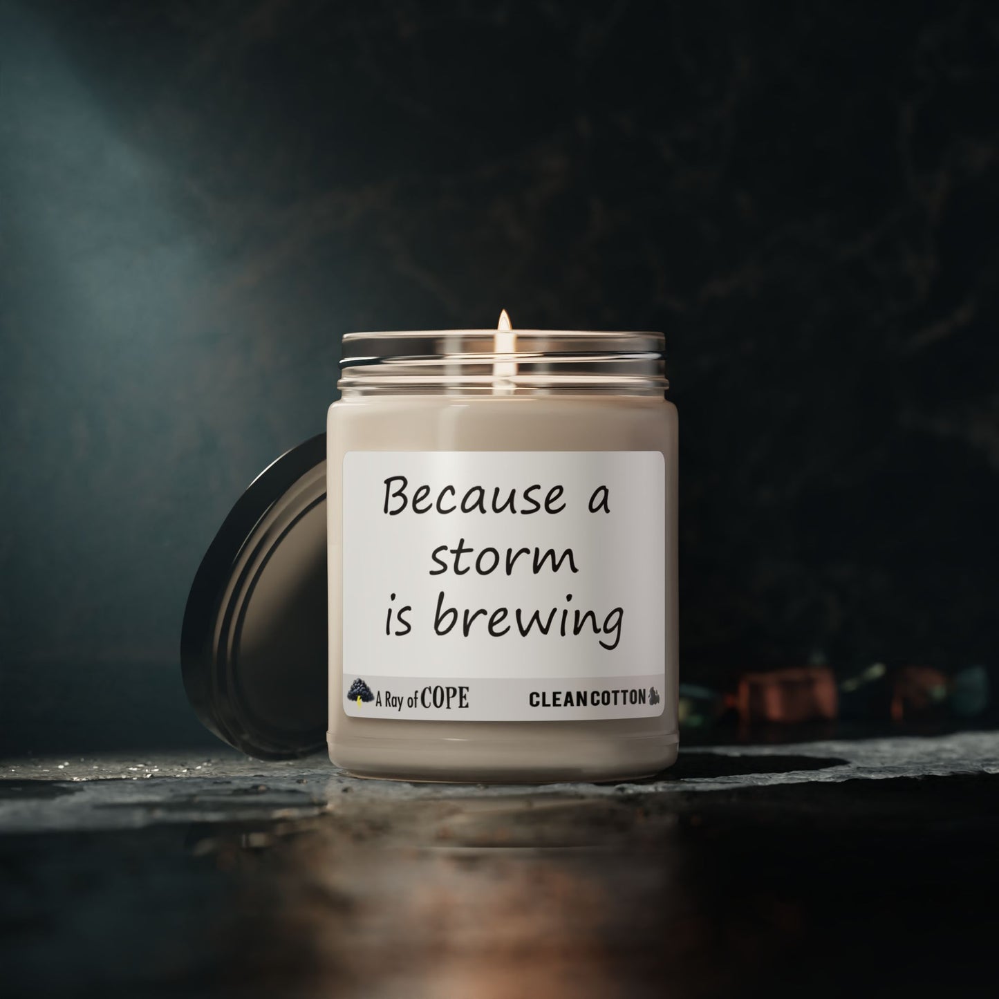 Because a Storm is Brewing |  9oz Soy Wax Scented Candle